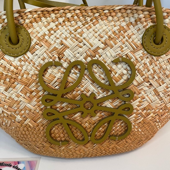 🎀 LOEWE ANAGRAM BASKET BAG SMALL FIXED price - Picture 10 of 14
